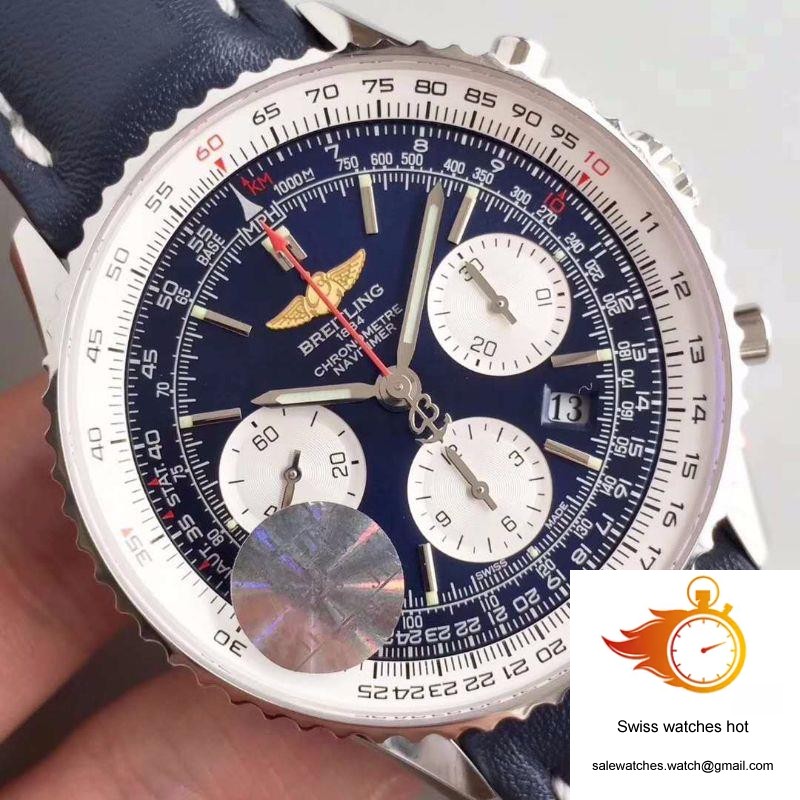 Breitling Navitimer 01 AB012012/BB01/437X/A20BA.1 JF Factory Blue Dial 4 Breitling Navitimer 01 AB012012/BB01/437X/A20BA.1 JF Factory Blue Dial 4