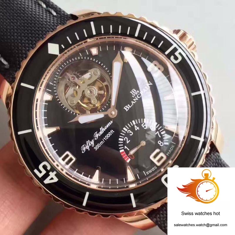 Blancpain Fifty Fathoms Tourbillon 5025-3630-52A Rose Gold Black Dial 4 Blancpain Fifty Fathoms Tourbillon 5025-3630-52A Rose Gold Black Dial 4