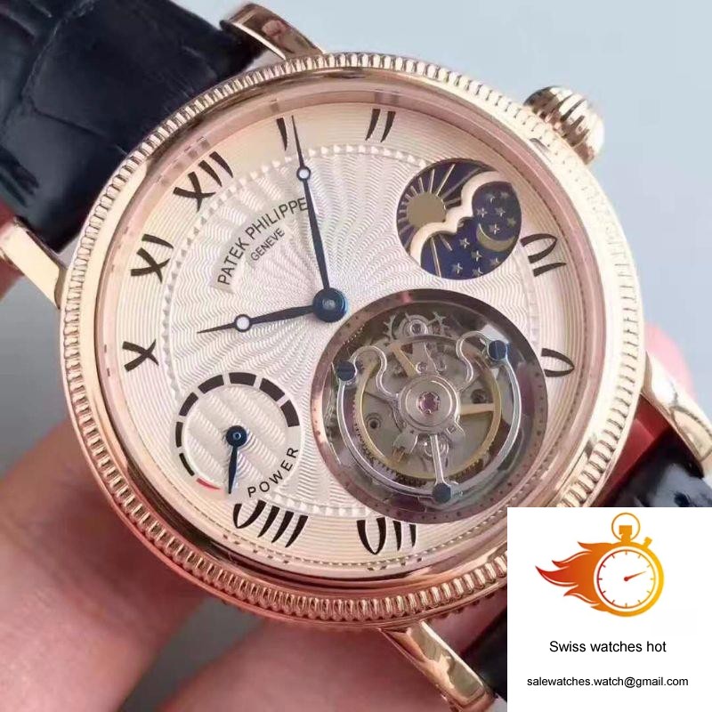 Patek Philippe Moonphase Tourbillon 18K Rose Gold Dial 4 Patek Philippe Moonphase Tourbillon 18K Rose Gold Dial 4
