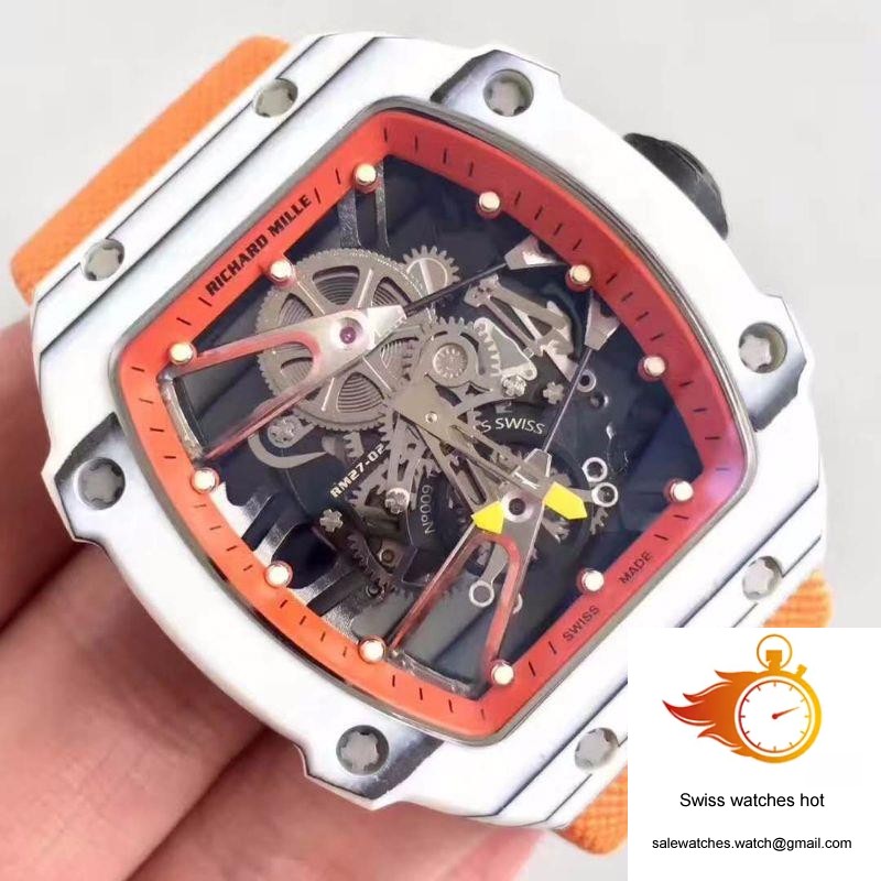 Richard Mille RM27-02 Forged Carbon Black and Skeleton Dial 4 Richard Mille RM27-02 Forged Carbon Black and Skeleton Dial 4