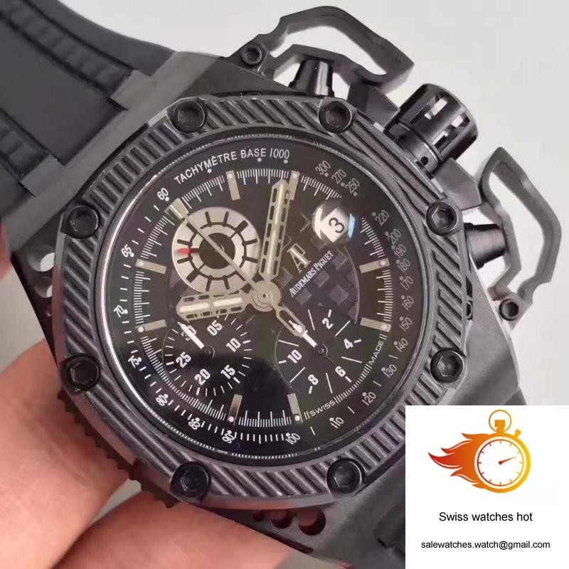 Audemars Piguet Royal Oak Offshore Survivor 26165IO.OO.A002CA.01 Noob Factory V5 Black Dial 4 Audemars Piguet Royal Oak Offshore Survivor 26165IO.OO.A002CA.01 Noob Factory V5 Black Dial 4
