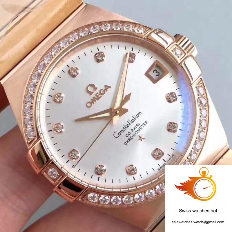 Omega Constellation 123.25.38.21.52.001 38MM 3S Factory Rhodium Dial 4 Omega Constellation 123.25.38.21.52.001 38MM 3S Factory Rhodium Dial 4