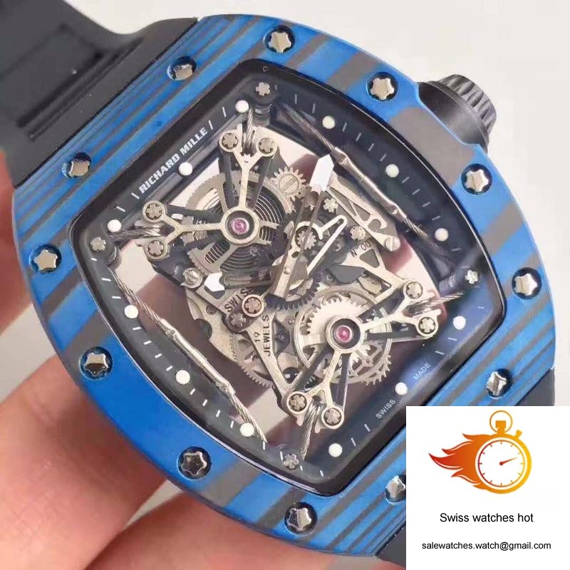 Richard Mille RM50-27-01 NTPT Blue Forged Carbon Skeleton Dial 4 Richard Mille RM50-27-01 NTPT Blue Forged Carbon Skeleton Dial 4