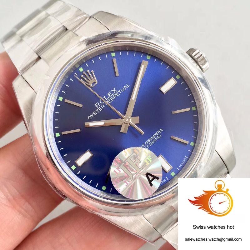 Rolex Oyster Perpetual 39 114300 JF Factory Blue Dial 4 Rolex Oyster Perpetual 39 114300 JF Factory Blue Dial 4