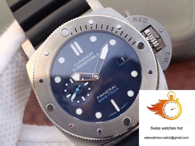Panerai Luminor Submersible 1950 BMG-TECH 3 Days Automatic PAM 692 XF Factory Blue Dial 4 Panerai Luminor Submersible 1950 BMG-TECH 3 Days Automatic PAM 692 XF Factory Blue Dial 4