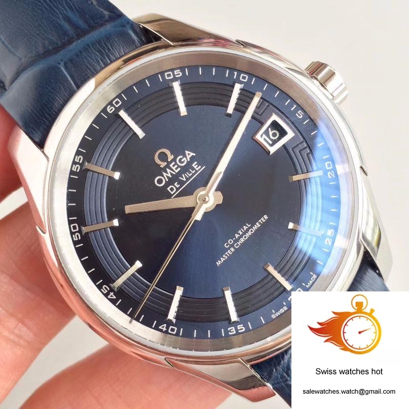 Omega De Ville Hour Vision Co-Axial 41MM 431.33.41.21.03.001 3S Factory Blue Dial 4 Omega De Ville Hour Vision Co-Axial 41MM 431.33.41.21.03.001 3S Factory Blue Dial 4