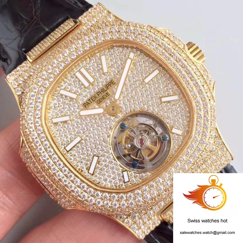 Patek Philippe Nautilus Jumbo 5711 Diamond Dial Tourbillon R8 Factory 4 Patek Philippe Nautilus Jumbo 5711 Diamond Dial Tourbillon R8 Factory 4