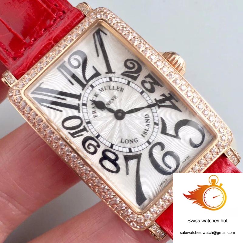 Franck Muller Ladies Long Island 1952 952 QZ D CD GF Factory Silver Dial 4 Franck Muller Ladies Long Island 1952 952 QZ D CD GF Factory Silver Dial 4