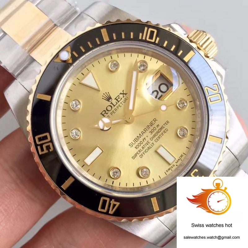 Rolex Submariner Date 116613LN 2018 Noob Factory V8 Champagne Dial 4 Rolex Submariner Date 116613LN 2018 Noob Factory V8 Champagne Dial 4