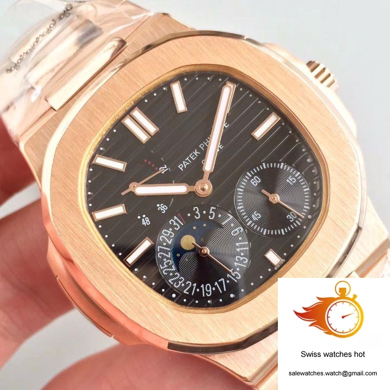 Patek Philippe Nautilus Moonphase 5712R-001 Black Dial 4 Patek Philippe Nautilus Moonphase 5712R-001 Black Dial 4