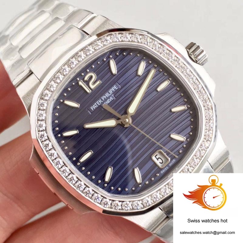 Patek Philippe Nautilus Ladies 7018/1A-010 PF Factory Blue Dial 4 Patek Philippe Nautilus Ladies 7018/1A-010 PF Factory Blue Dial 4