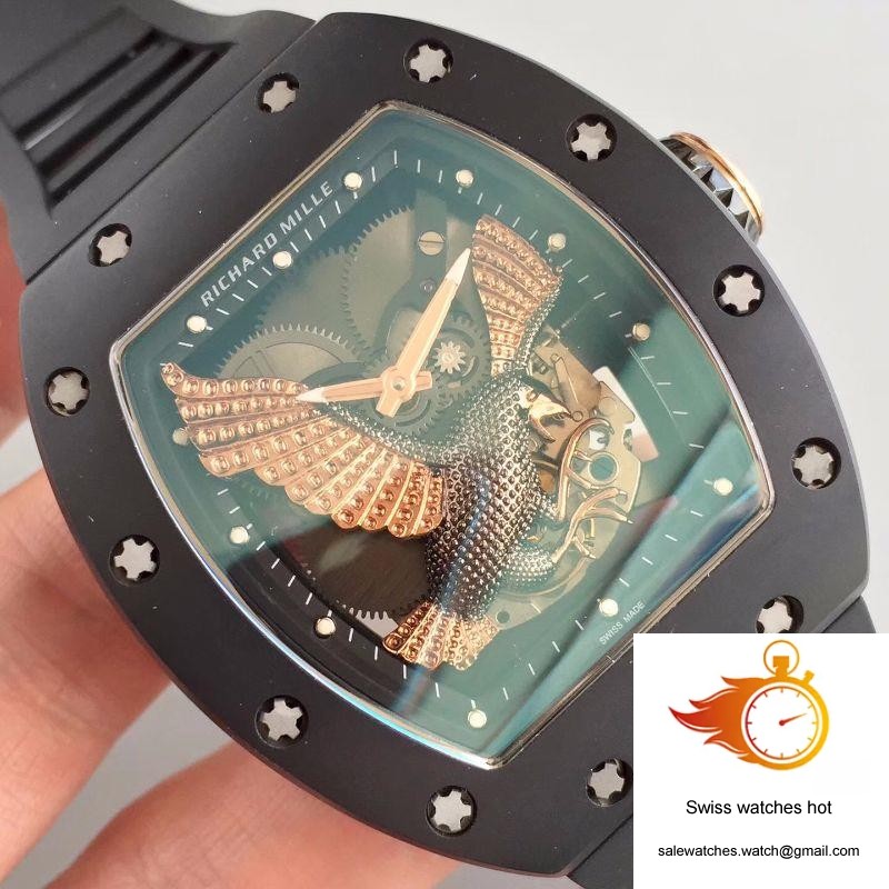 Richard Mille RM023 Rose Gold Eagle Skeleton Dial 4 Richard Mille RM023 Rose Gold Eagle Skeleton Dial 4