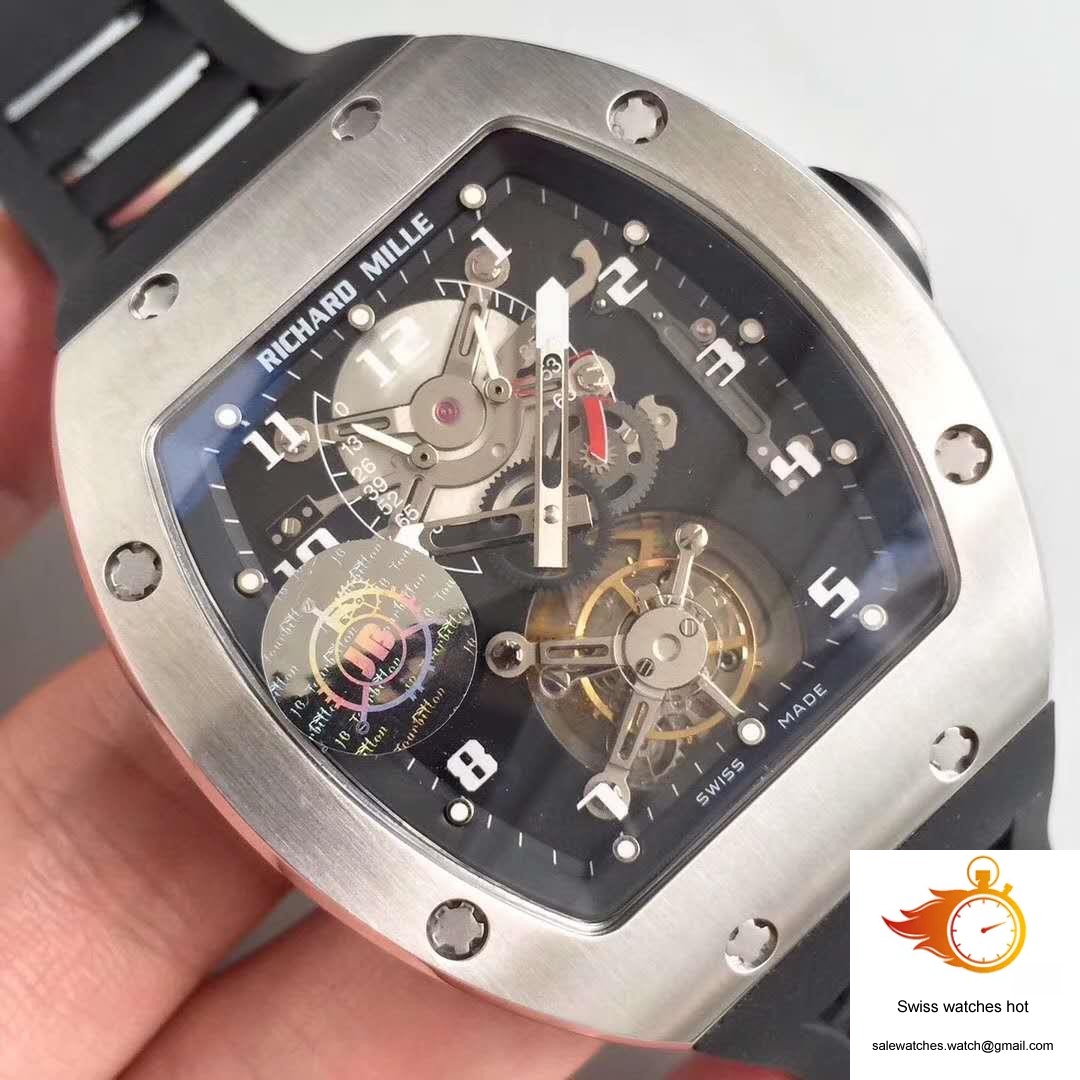 Richard Mille RM001 Tourbillon JB Factory Black Dial 4 Richard Mille RM001 Tourbillon JB Factory Black Dial 4