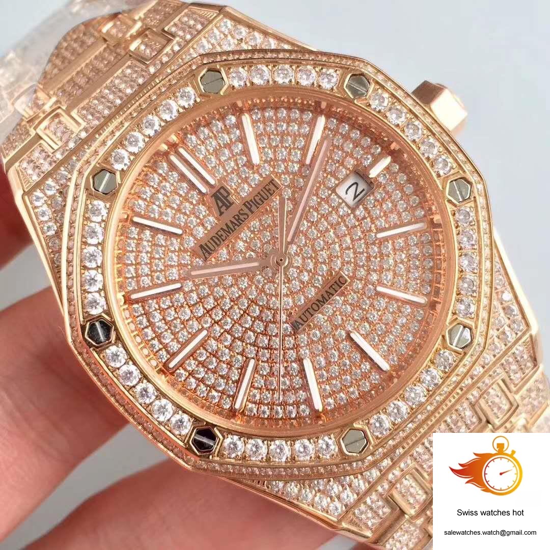 Audemars Piguet Royal Oak Diamond Dial 4 Audemars Piguet Royal Oak Diamond Dial 4