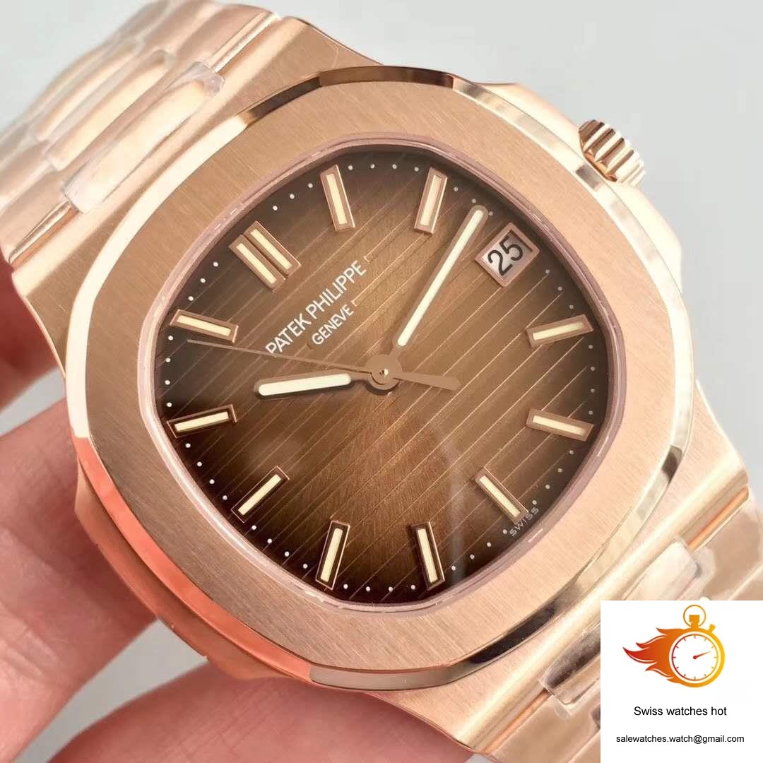 Patek Philippe Nautilus 5711/1R-001 PF Factory Rose Gold Chocolate Dial 4 Patek Philippe Nautilus 5711/1R-001 PF Factory Rose Gold Chocolate Dial 4
