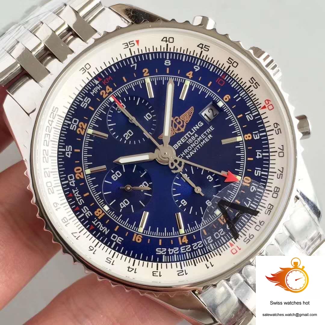 Breitling Navitimer Montbrillant Datora A21330 JF Factory Blue Dial 4 Breitling Navitimer Montbrillant Datora A21330 JF Factory Blue Dial 4