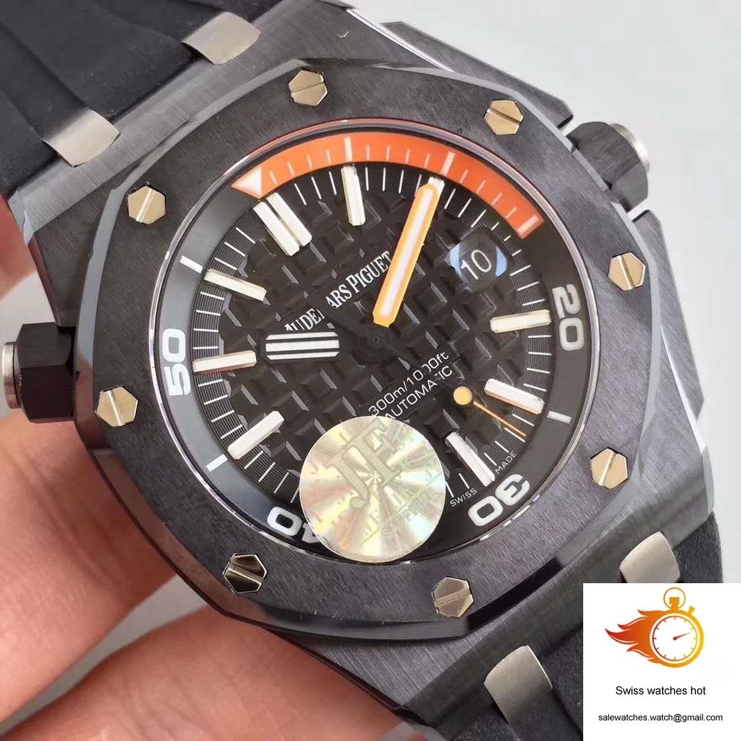 Audemars Piguet Royal Oak Offshore Diver 15707CE.OO.A002CA.01 JF Factory V5 Black Dial 4 Audemars Piguet Royal Oak Offshore Diver 15707CE.OO.A002CA.01 JF Factory V5 Black Dial 4