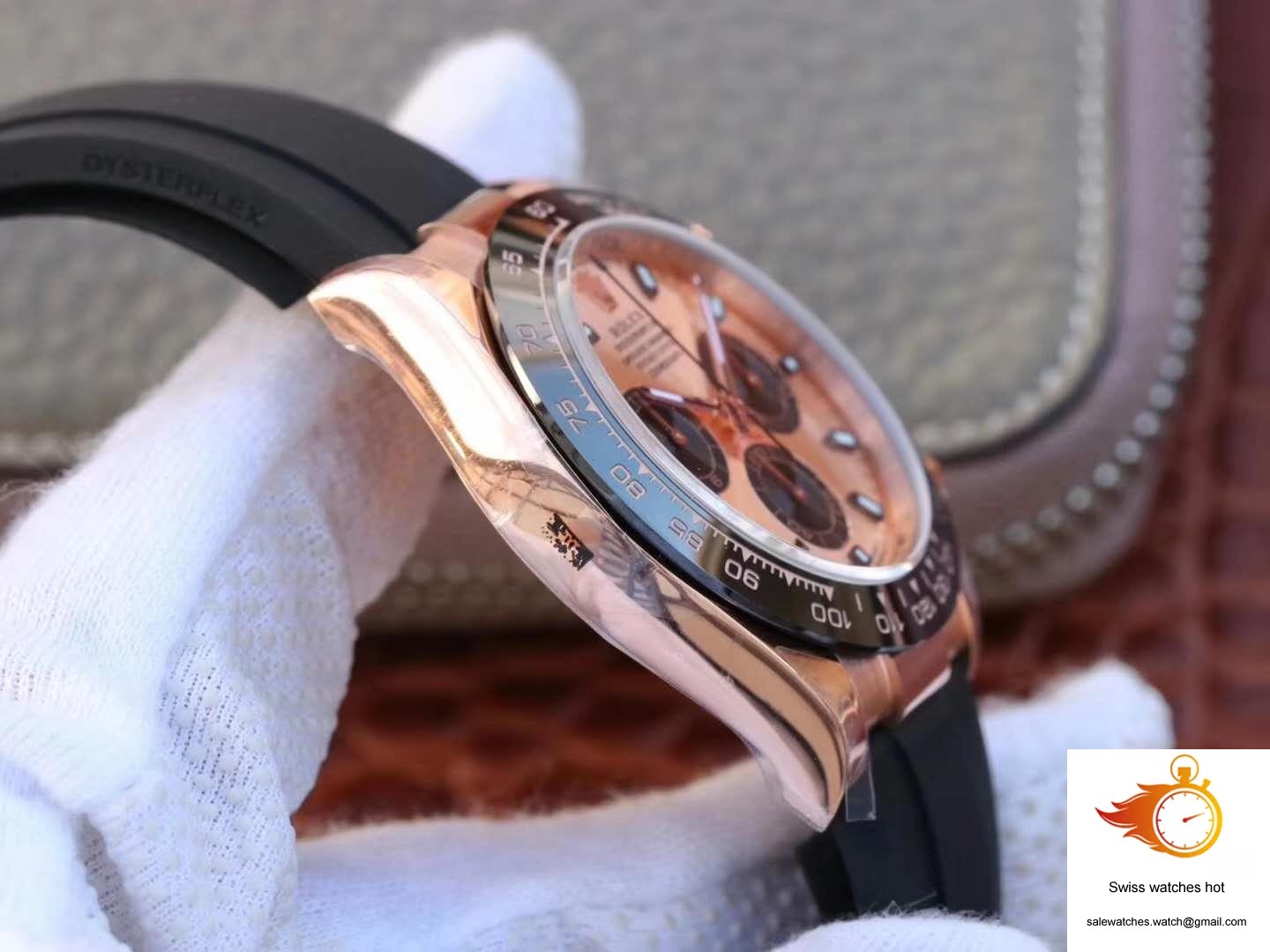 Rolex Daytona Cosmograph 116515LN Noob Factory Rose Gold Dial 4 Rolex Daytona Cosmograph 116515LN Noob Factory Rose Gold Dial 4