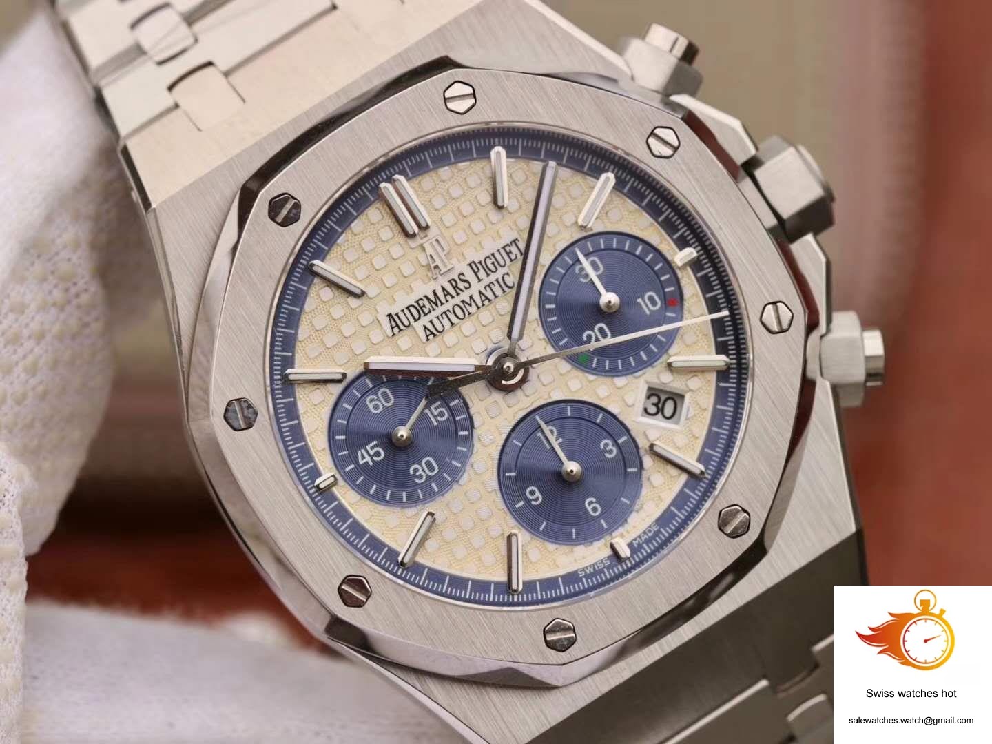Audemars Piguet Royal Oak OM Factory Ivory Dial 4 Audemars Piguet Royal Oak OM Factory Ivory Dial 4