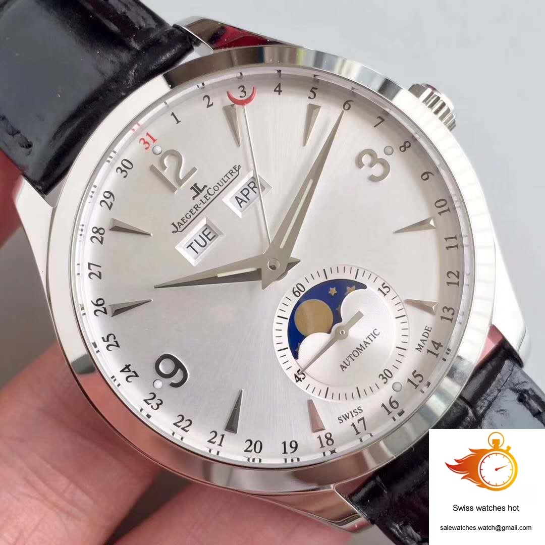 Jaeger-LeCoultre Master Calendar 1558420 OM Factory Silver Dial 39mm 4 Jaeger-LeCoultre Master Calendar 1558420 OM Factory Silver Dial 39mm 4
