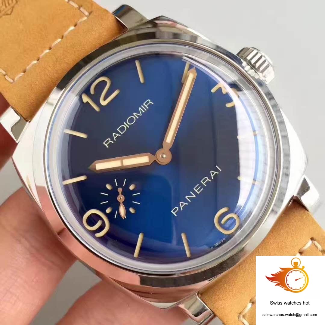 Panerai Radiomir 1940 PAM690 ZF Factory Blue Dial 4 Panerai Radiomir 1940 PAM690 ZF Factory Blue Dial 4