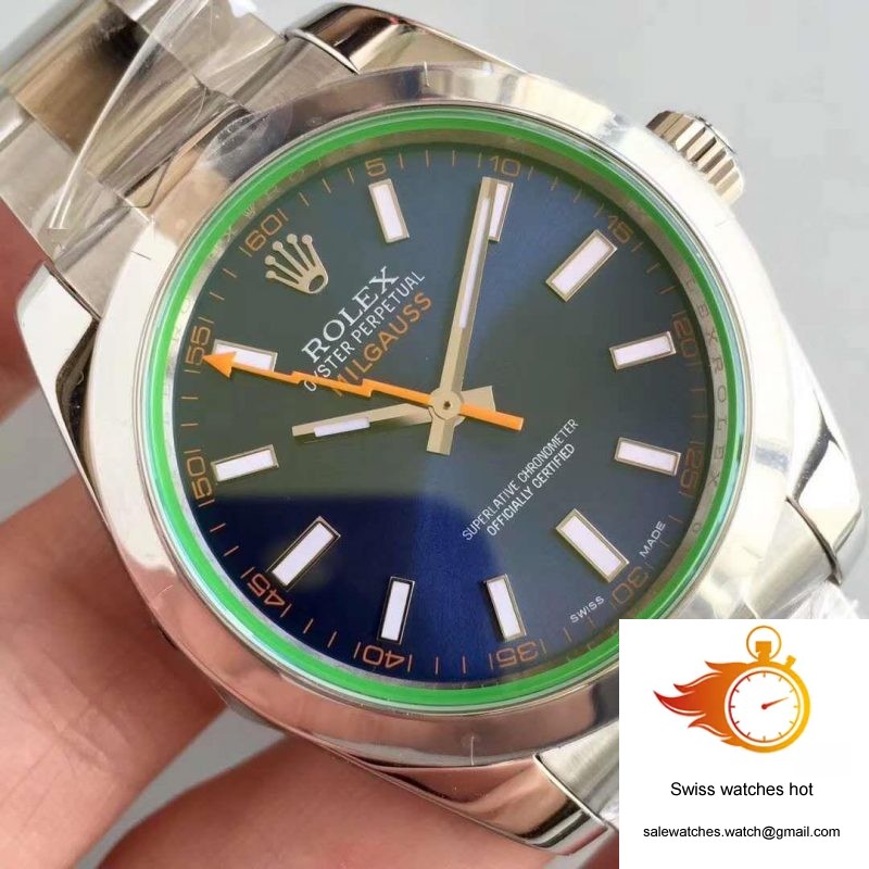 Rolex Milgauss 116400GV AR Factory Blue Dial 4 Rolex Milgauss 116400GV AR Factory Blue Dial 4
