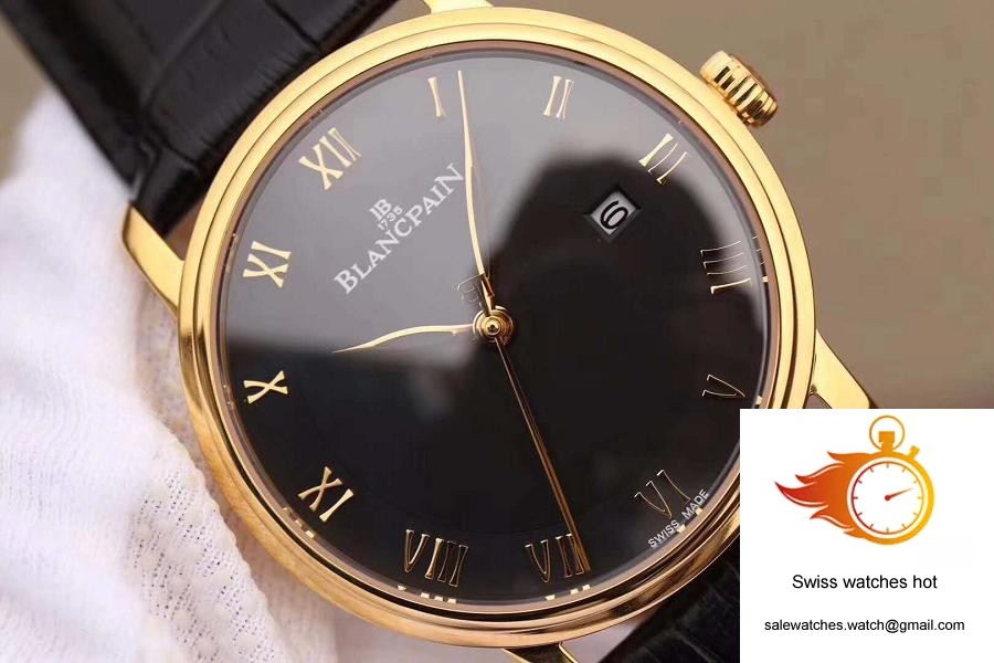 Blancpain Villeret Ultraplate 6651-1127-55B ZF Factory Black Dial 4 Blancpain Villeret Ultraplate 6651-1127-55B ZF Factory Black Dial 4