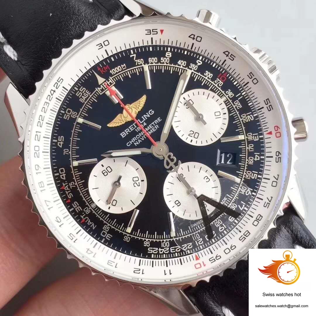 Breitling Navitimer GMT AB044121/BD24/441X/A20BA.1 JF Factory Black Dial 4 Breitling Navitimer GMT AB044121/BD24/441X/A20BA.1 JF Factory Black Dial 4