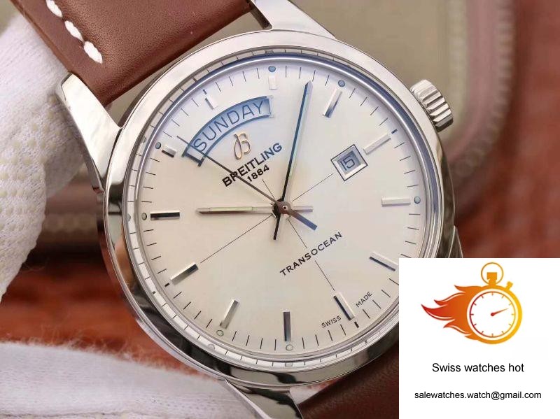 Breitling Transocean Day Date A4531012/G751/437X/A20BA.1 V7 Silver Dial 4 Breitling Transocean Day Date A4531012/G751/437X/A20BA.1 V7 Silver Dial 4