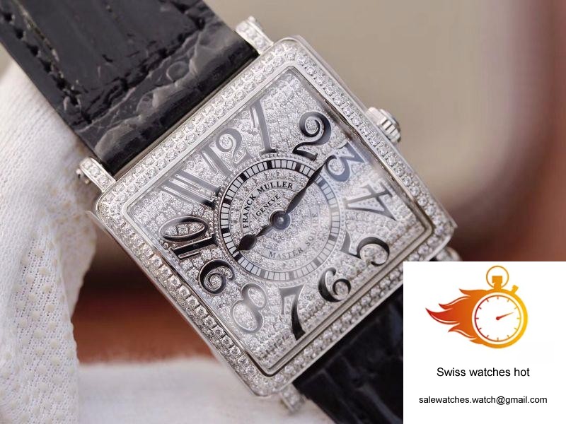 Franck Muller Master Square Ladies 6002 M QZ D Diamond Dial GF Factory 4 Franck Muller Master Square Ladies 6002 M QZ D Diamond Dial GF Factory 4
