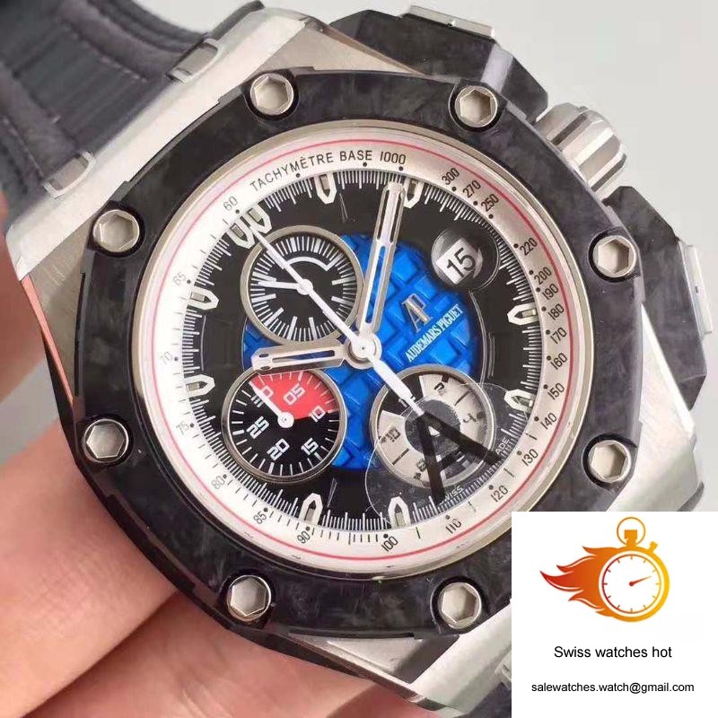 Audemars Piguet Royal Oak Offshore Grand Prix 26290PO.OO.A001VE.01 JF Factory V3 Blue Dial 4 Audemars Piguet Royal Oak Offshore Grand Prix 26290PO.OO.A001VE.01 JF Factory V3 Blue Dial 4