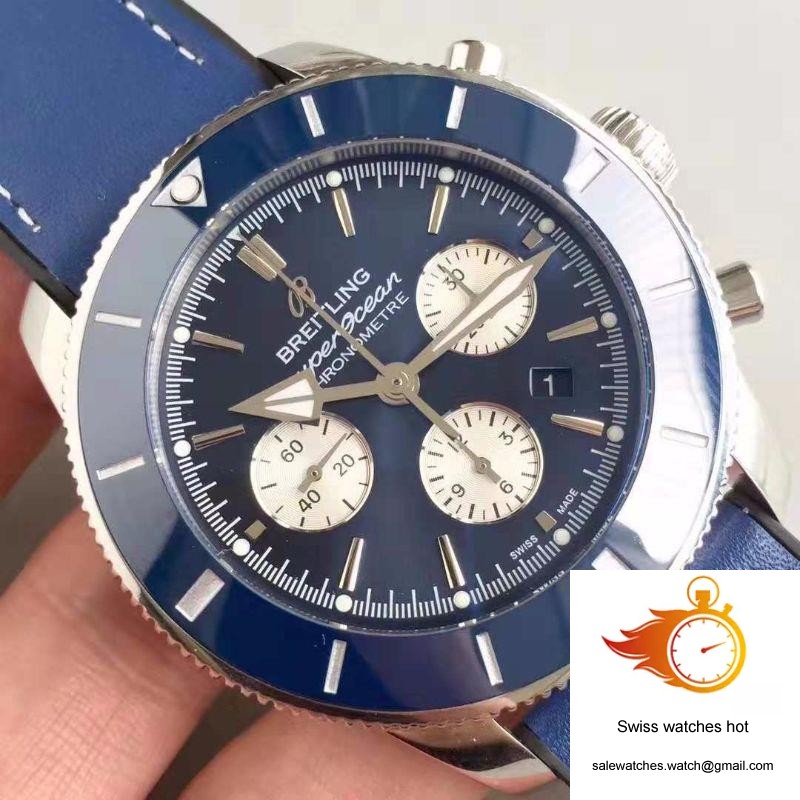 Breitling Superocean Heritage II Chronograph 44 AB0162161C1A1 GF Factory Blue Dial 4 Breitling Superocean Heritage II Chronograph 44 AB0162161C1A1 GF Factory Blue Dial 4