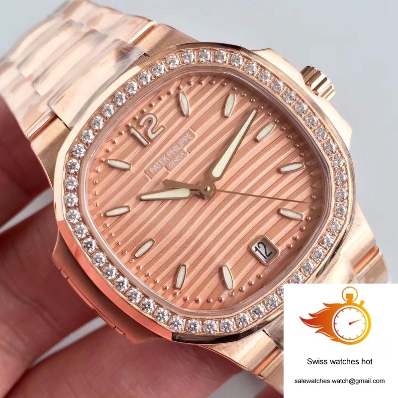 Patek Philippe Ladies Nautilus 7118/1200R PF Factory Rose Gold Dial 4 Patek Philippe Ladies Nautilus 7118/1200R PF Factory Rose Gold Dial 4