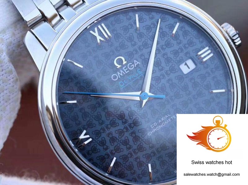 Omega De Ville Prestige 424.10.40.20.03.003 Blue Dial 4 Omega De Ville Prestige 424.10.40.20.03.003 Blue Dial 4