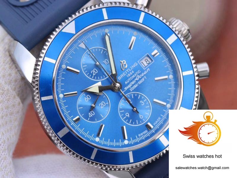 Breitling Superocean Heritage II Chronograph A1331216 OM Factory Blue Dial 4 Breitling Superocean Heritage II Chronograph A1331216 OM Factory Blue Dial 4