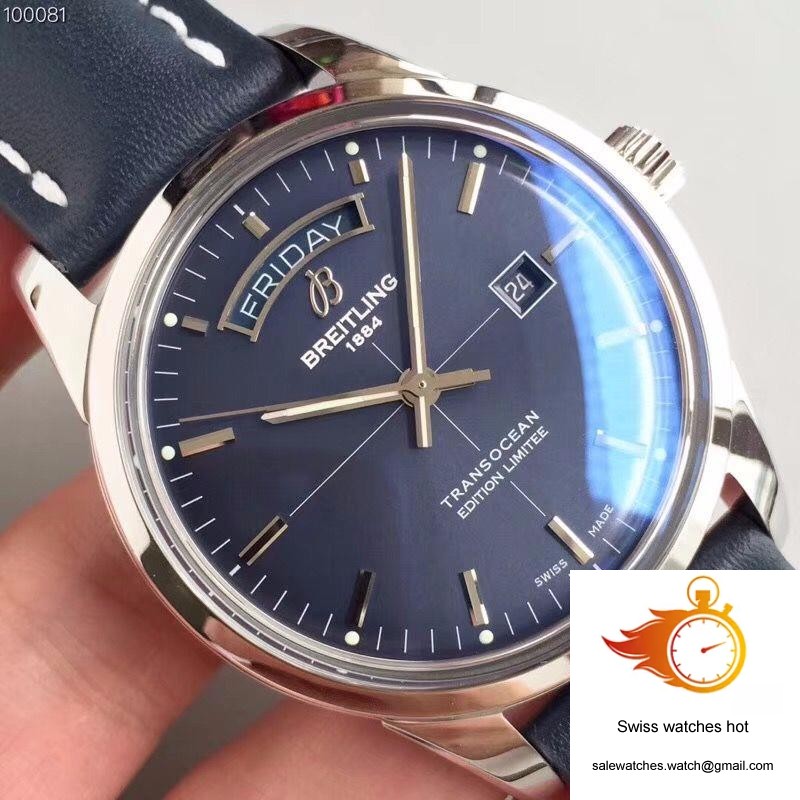 Breitling Transocean Day Date A453109T/C921/731P/A20BA.1 Blue Dial 4 Breitling Transocean Day Date A453109T/C921/731P/A20BA.1 Blue Dial 4
