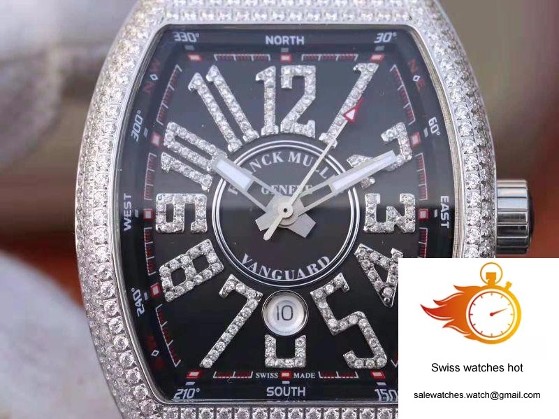 Franck Muller Vanguard V45.SC.DT.D.NBR.CD.5N.NR Black Dial 4 Franck Muller Vanguard V45.SC.DT.D.NBR.CD.5N.NR Black Dial 4