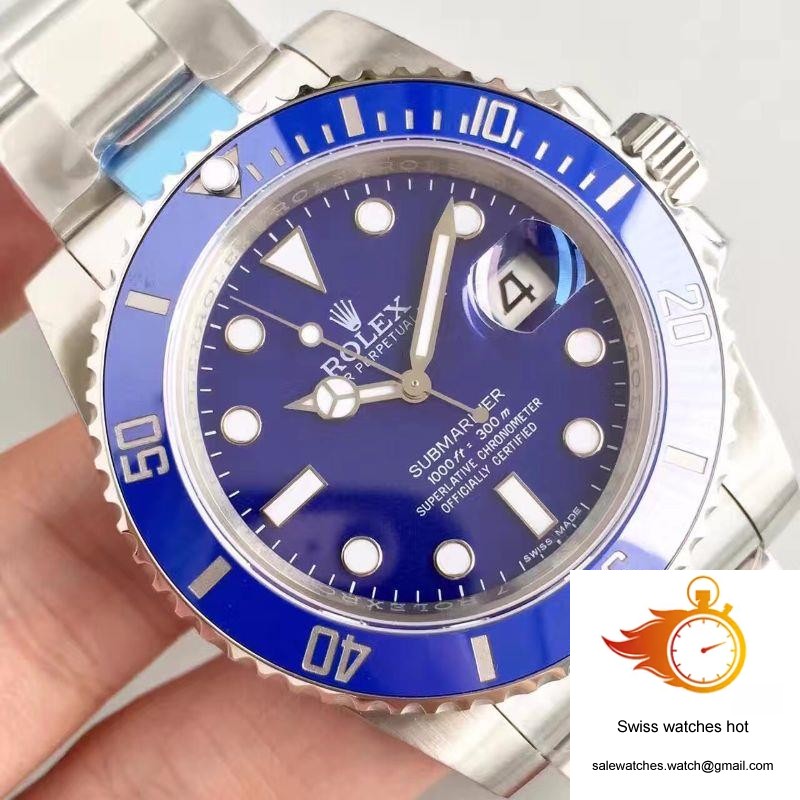 Rolex Submariner Date 116619LB 40MM Noob Factory Blue Dial 4 Rolex Submariner Date 116619LB 40MM Noob Factory Blue Dial 4