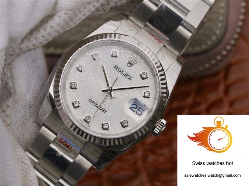 Rolex Datejust 116234 36MM AR Factory Diamond-printed Dial 4 Rolex Datejust 116234 36MM AR Factory Diamond-printed Dial 4