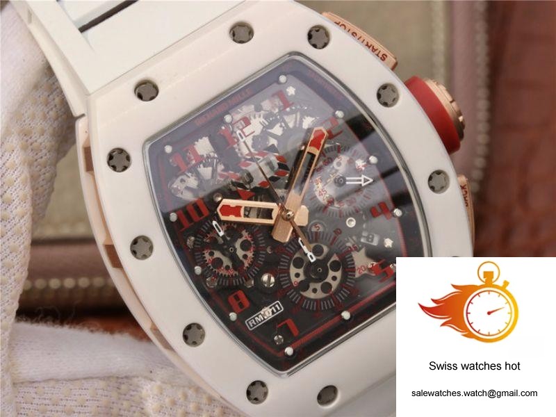 Richard Mille RM011 Felipe Massa Flyback Dubai Chronograph KV Factory Crystal Dial 4 Richard Mille RM011 Felipe Massa Flyback Dubai Chronograph KV Factory Crystal Dial 4