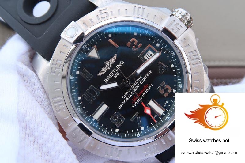 Breitling Avenger II A3239011/BC34/170A GF Factory Black Dial 4 Breitling Avenger II A3239011/BC34/170A GF Factory Black Dial 4