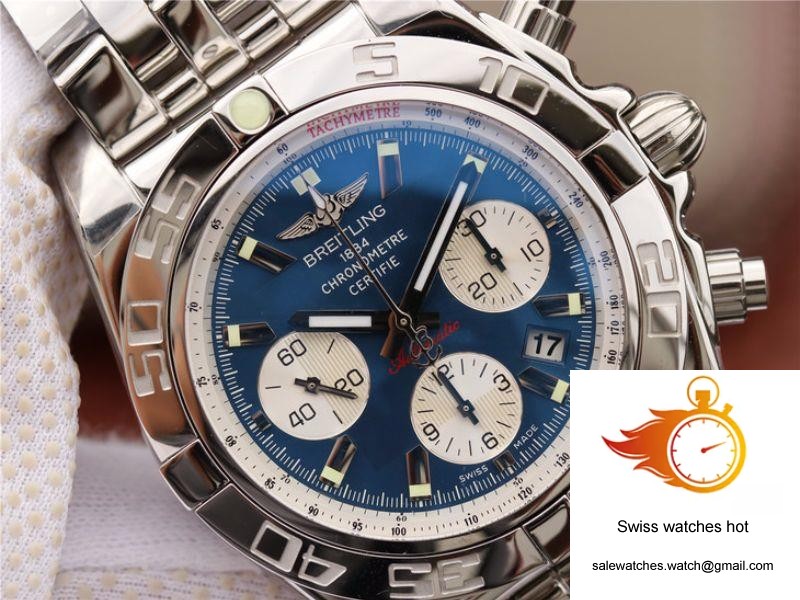Breitling Chronomat 44MM AB011012/C788/435X/A20BA.1 GF Factory Blue Dial 4 Breitling Chronomat 44MM AB011012/C788/435X/A20BA.1 GF Factory Blue Dial 4