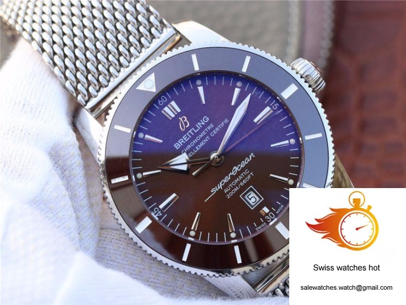 Breitling Superocean Heritage II AB202033/Q618/152A GF Factory Black Dial 4 Breitling Superocean Heritage II AB202033/Q618/152A GF Factory Black Dial 4