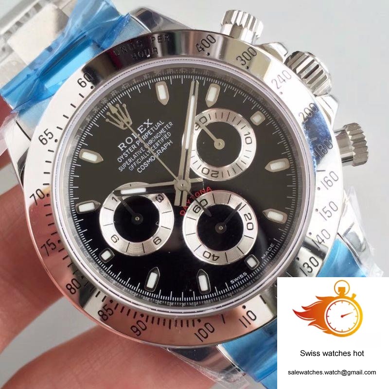 Rolex Daytona Cosmograph 116520 Noob Factory Black Dial 4 Rolex Daytona Cosmograph 116520 Noob Factory Black Dial 4