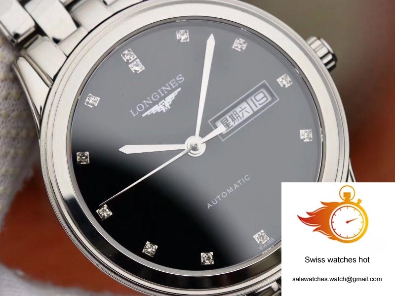 Longines Flagship Double Calendar L4.899.4.12.6 GK Factory Black Dial 4 Longines Flagship Double Calendar L4.899.4.12.6 GK Factory Black Dial 4