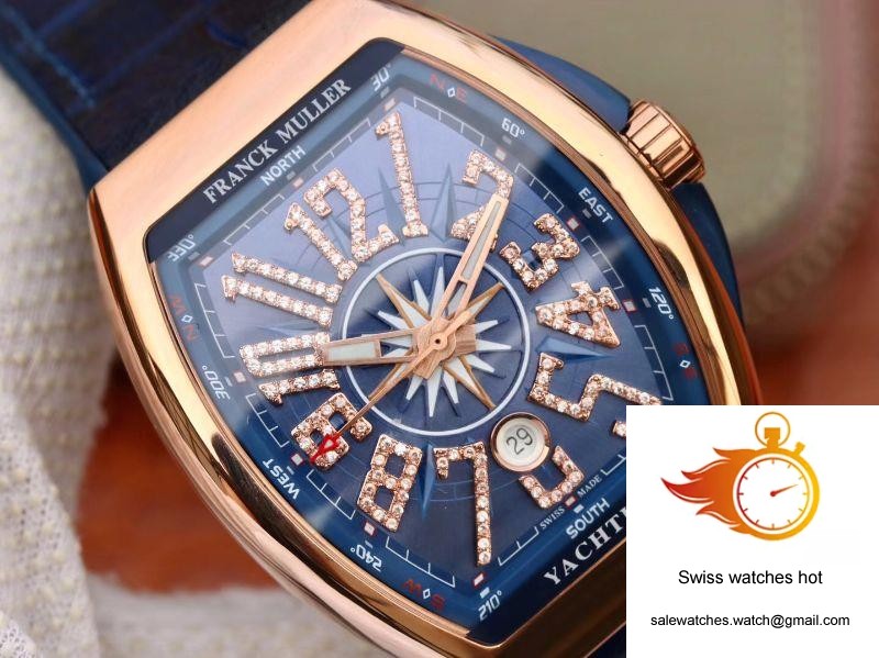 Franck Muller Vanguard V45 25th Anniversary Blue Dial 4 Franck Muller Vanguard V45 25th Anniversary Blue Dial 4