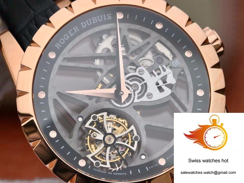 Roger Dubuis Excalibur Skeleton Flying Tourbillon RDDBEX0392 Grey Skeleton Dial 4 Roger Dubuis Excalibur Skeleton Flying Tourbillon RDDBEX0392 Grey Skeleton Dial 4