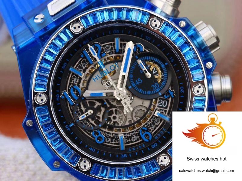Hublot Big Bang Unico 411.JX.4802.RT Blue Strap Skeleton Dial 4 Hublot Big Bang Unico 411.JX.4802.RT Blue Strap Skeleton Dial 4