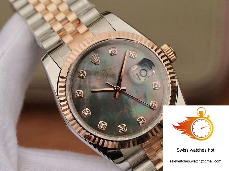 Rolex Datejust 36mm GM Factory Grey Mother-Of-Pearl Dial 4 Rolex Datejust 36mm GM Factory Grey Mother-Of-Pearl Dial 4