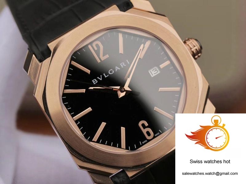 Bvlgari Octo Solotempo 102485 BG041BBSPGVD Black Dial 4 Bvlgari Octo Solotempo 102485 BG041BBSPGVD Black Dial 4